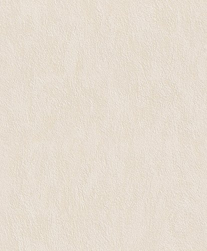 Rasch Papel pintado no tejido con estructura de enlucido, color beige para un ambiente vibrante - Fácil de empapelar y pintar - 15 m x 0,53 m