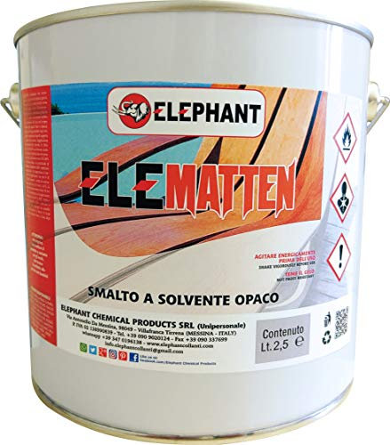 Vernis à solvant mat eLe Matten 2,5lt – pour intérieur extérieur en bois