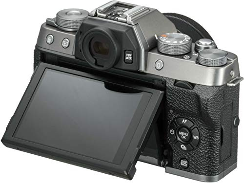 Fujifilm X-T100 Systemkamera inkl. XC15-45mmF3.5-5.6 OIS PZ Objektiv, Dunkelsilber