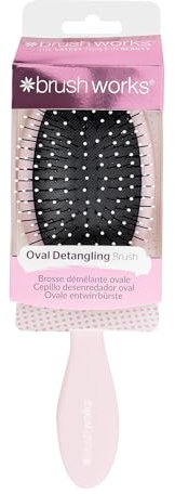 Brushworks Spazzola Ovale Districante, Rosa