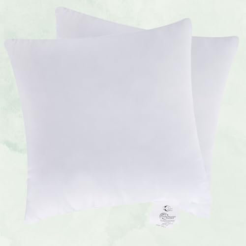 MOON 2er Pack Planet Füllkissen Innenkissen Sofakissen ca. 50x50-450g Recycelten Fasern extra fest