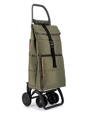 Carro Rolser Big Polar 4 Ruedas 2 Giratorias Plegable - Kaki