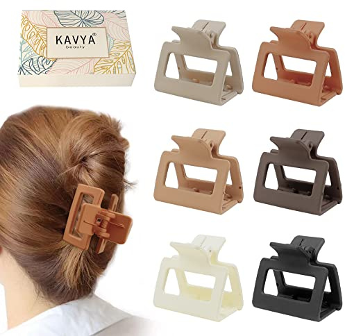 Kavya Pinzas Pelo Mujer Pequeñas 5cm Mate Antideslizantes - Hair Clips y Accesorios Para el Pelo Para Mujeres y Niñas