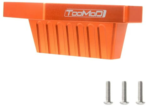TOOMOD CW-01 Aluminum Front Lower Arm Mount for 1/12 Tamiya CW01 Lunch Box Midnight Pumpkin Chassis Upgrades Parts（Orange）
