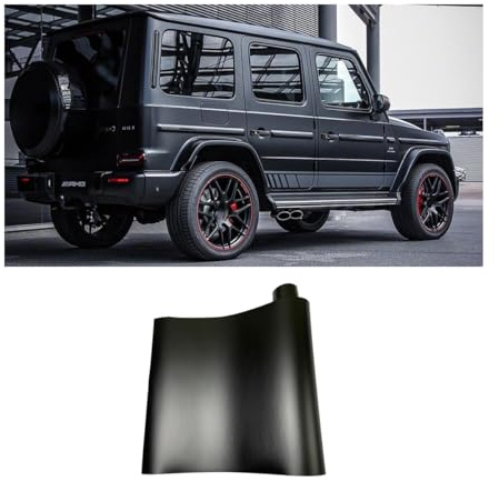 CGEAMDY 30 x 300 cm Car Film Self-Adhesive, Car Interior Film Matt, Bubble-Free Paint Protection Films, Paint Protection Films Film Sticker Waterproof, for Cars Bicycle Motorcycle Protection
