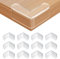 ECHOCUBE Protection Coin de Table Bébé, 12 PCS Transparents Protecteurs de Bords de Table, Protecteurs de Coins de Sécurité pour Bébés pour Les Coins Pointus des Meubles - Forme en L