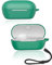 Case for Sony WF-C710N Earbuds,Soft Silicone Case with Neck Strap - Skin Friendly & Durable Green