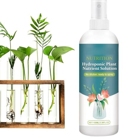 Nutrienti Idroponici,Forniture Per Da 100ml - Fertilizzante per Piante da Appartamento - Frutta Prato Giardino Indoor e Ortaggi