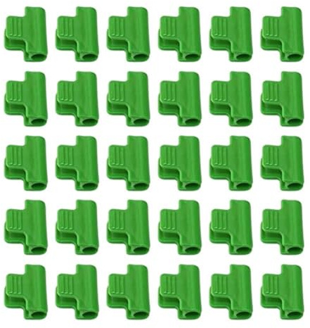 Opatiny Morsetti per serre per aste da 11 mm, confezione da 20 clip in pellicola di plastica per fissare teloni, tende da sole e coperture per serre, forniture da giardinaggio per tunnel, telai freddi