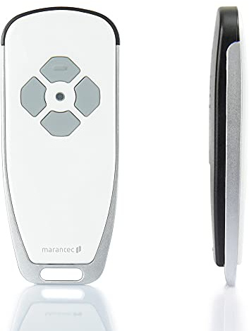 Marantec 101117 Digital 663 Émetteur Manuel-Télécommande sans Fil à 3 canaux-Ouvre-Porte de Garage, Blanc
