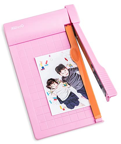 Benkeg Mini Paper Trimmer Guillotine Cutter 6 Inch (160mm) Cut Length Desktop Paper Cutting Machine with Security Cutter Head for Craft Paper Photos