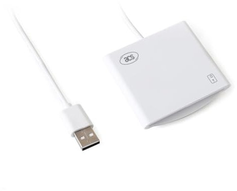 SCROY ACR40U USB-Smartcard-Lese-/Schreibgerät für Smart Card, Digitale Signatur, Medizin, Gesundheitswesen, Militär, Regierung, Fahrtenschreiber, Identitätskontaktchip eID CAC IC (USB-A)