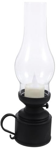 Warmhm Led Petroleumlampe Vintage Flammenlose Dekorative Laterne Mit Led Kerzen Für Zuhause Schreibtisch Beleuchtung Ornament Retro Design