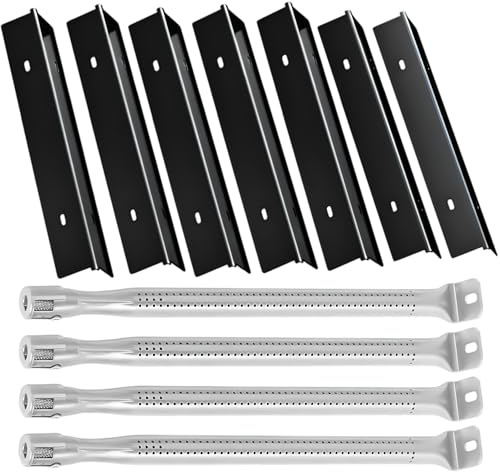 Nordic Bbq Store Grillreservdelar till NAPOLEON P500RSIBPSS-3 Prestige 500 4-brännare flytande propan infraröd gasgrill, brynplattor och grillbrännarset för NAPOLEON P500RSIBPK-3 Prestige 500