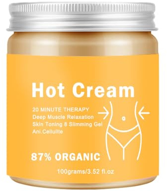 Crème De Brûleur De Graisse - Gel De Serrage Minceur 100 G, Crème Chauffante Chauffante Soins De Soins Fermes Crème À La Chaleur Crème Fermée À L'huile