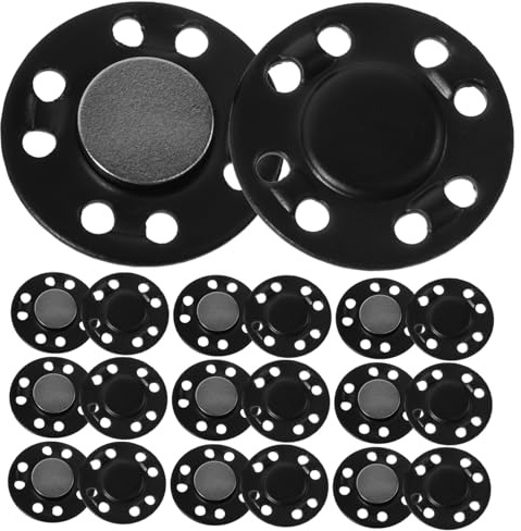 Tofficu 10 Botones Magnéticos Para Ropa 0.47In Broches Magnéticos Invisibles Para Abrigos Chaquetas Bolsos Y Manualidades Diy De Metal Durable