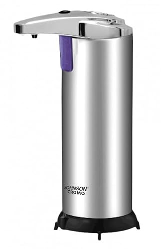 Dispenser automatico di sapone liquido con sensore di movimento a infrarossi, erogazione automatica sapone con led di funzionamento, erogatore di sapone a batterie in acciaio 3 modalità di erogazione
