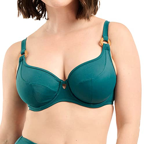 sans Complexe, Haut de Maillot de Bain avec Armatures, Modèle Elevated Basics, Femme, élégance et de simplicité avec Ses Couleurs et Accessoires Chics, 85D, Astral Green