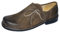 Trachtenschuhe Herren Haferlschuhe Trachten-Schuhe Leder braun schwarz Ledersohle Schnürschuhe Tanzschuhe Lederschuhe Glatte Sohle für Tänzer Plattler zur Lederhose zum Tanzen, Größe:45, Farbe:braun