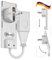 KABEL EULE | Evoline Flachstecker Verlängerung auf Eurostecker | Weiß | 25cm | Made in Germany | Möbel bündig an die Wand Stellen | Verlängerungskabel Flachstecker 25cm | Verlängerung mit Flachstecker