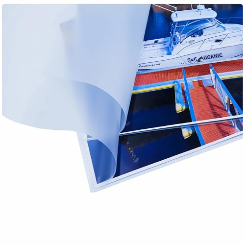 I44S 100 stycken lamineringsfolier 95 x 135 mm, 2 x 80 mikron glänsande lamineringsfickor – perfekt för 9 x 13 cm foton, dokument, klara och klara
