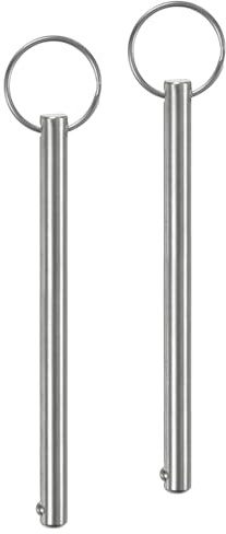 M METERXITY Goupilles Dégagement Rapide 8mm 105mm L Utilisation 12cm L 2Pcs | Goupille Supérieure Bimini, Acier Inoxydable 304