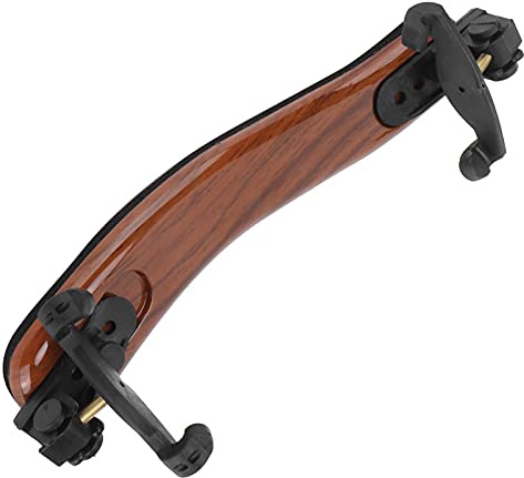Pad di Pentola per Spalla di Violino in Acero - Grip Supporto Regolabile in Altezza - Progettato Ergonomicamente per la Posizione della Spalla e del Mento Treppiede Pieghevole Incluso (3/4-4/4)