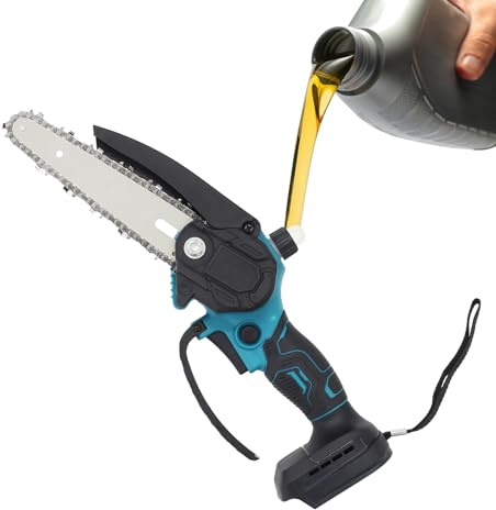 ANEELV Mini Motosega a Batteria 6, Compatibile con Batteria Makita 18V