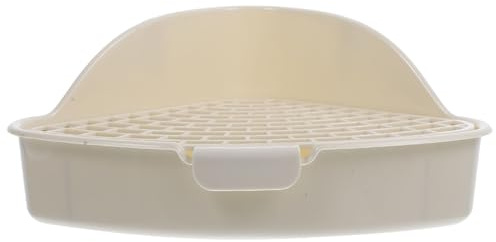 CHICAMPERA Caja de Arena Portátil para Hámsters y Chinchillas, Inodoro para Mascotas Pequeñas Diseño Compacto para Uso en Sala y Jardín