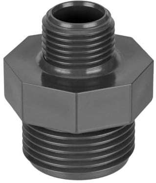 REKUBIK PVC-U Reduziernippel 2X Außengewinde Größe 2 AG x 1 1/2 AG