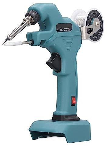 Lötpistole Lötkolben Kit, 30W Akku Lötkolben Soldering Iron 18V Lithium-Ion Elektronik Wiederaufladbar Lötpistole Einhandbedienung Lötpistolen Mit 50g 1,0 mm Lötdraht Für Elektronik Reparatur