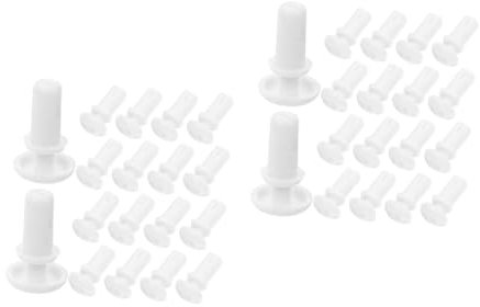 iplusmile 2sets Plastic Expansion Buckle Car Screw Anchors Drywall Microwave Button Repair Kit Drywall Anchors Self Drilling Cover Microwave Auto Body Clips Nylon White 100pcs*2