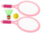 ifundom 1 Ensemble De Raquettes De Badminton Raquettes De Tennis Mini-Raquettes De Tennis Raquettes De Tennis pour Adultes Raquettes De Tennis Roses