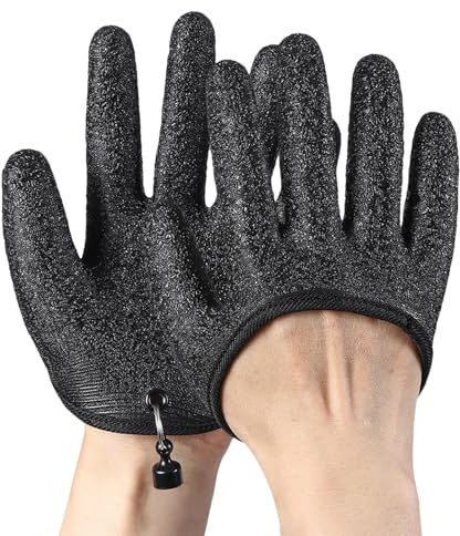 Générique Guanti Da Uomo - Guanti Sportivi in Acqua | Resistente Alla Puntura con Rilascio Del Magnete - | E Surf Granulare Superfici Antiscivolo Nuoto per Aumentare