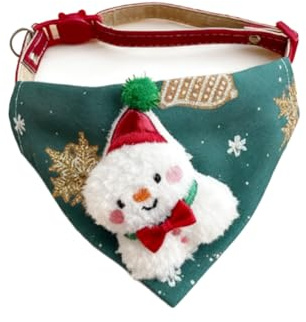 LUMoony Hundhalsduk 1 st hund bandana triangulär halsduk hundhalsdukar katthalsband julkrage husdjur huvuddukar hundhalsduk med halsband för hundar katt jul