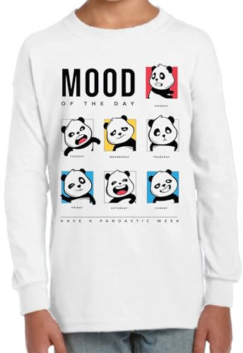 the Fan Tee Camiseta Infantil Manga Larga de Niño Niña Divertidas Divertidas diversión,Humor y Estilo Pandas, Oso, Semana 502 4 años