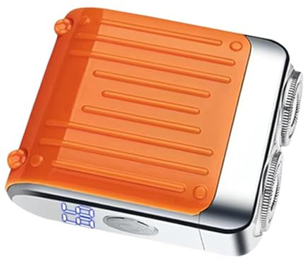 Rasoio Elettrico Rifinitore Elettrico A Ricarica Rapida A Doppio Anello Per | Display Digitale Rasoio Veloce Magnetico Per Quotidiano Doccia Lavoro Regalo Rasatura Bagnato E