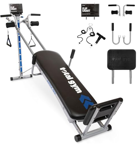 Total Gym Apex G3, Slim-Frame Incline Bodyweight Training Home Exercise Machine w/ 8 Levels of Resistance, Squat Stand, & Basic Accessory Set