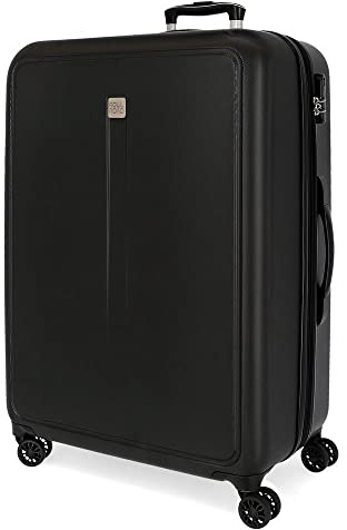 Roll Road Camboya Maletas grandes Negro 53x78x31 cms Rígida ABS Cierre de combinación lateral 108L 4,76 kgs 4 Ruedas dobles