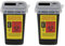 LALAFINA Conservar Recambios De Cuchillas De Afeitar 2PCS Dispenser Case Sharps Disposición Disposición de de Eliminación de Afilados de RAZOR BANCO Conservar Recambios De Cuchillas De Afeitar