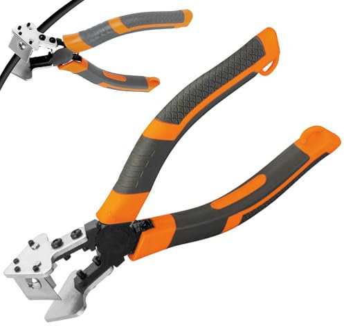 Gehrungsschere Gummistreifen Scheren V-Zange, 90° Winkelschere Scheren Gehrungsschneider, Gehrungsschere Schneidwerkzeug für Tür und Fenster