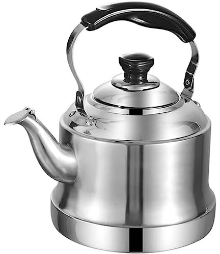 Stainless Steel Whistling Tea Kettle for Stovetop 3L Capacity Portable Handle Suitable for Induction Cooker and Gas Stove