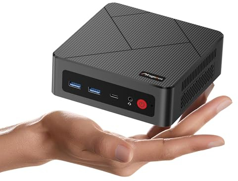 MAGICNUC AS1 Plus Home-Office-Mini-PC, Ryzen 5 3501U Processor (Beat 4300U/N150, Up to 3.7GHz) Mini Computer, 8GB DDR4 RAM, 256GB SSD, Dual RJ45 LAN, Triple Display, Wi-Fi5/BT5.0, Mini Desktop PC