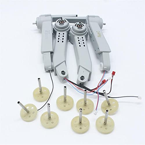 Jodriva El brazo incluye motor, engranaje, luz, etc. for dron RC S162 con cámara 4K y cuadricóptero Brazo de repuesto para cuadricóptero FPV