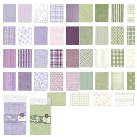 40pcs Vintage Stripe Scrapbook Paper, 5.5x3.9 Inch, Single-Sided Decorative Paper for Scrapbooking, Card Making, Decoupage, DIY Crafts, and Journal Decorations