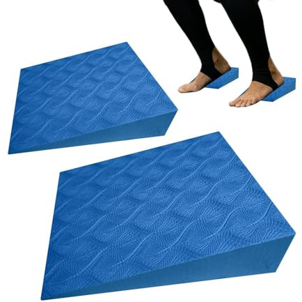 Zeppe per esercizi per piedi | Blocco a cuneo leggero in EVA di supporto due pezzi - Blocco a cuneo per squat, per Pilates Flex Ferro Bilanciamento Forza e Allenamento