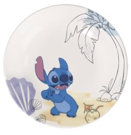 Villeroy & Boch – Disney Stitch barntallrik, tål maskindisk och mikrovågsugn, skål för barn, premiumporslin