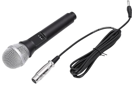 Eacam Trådbunden Dynamisk Mikrofon -kompatibel för Karaoke och Inspelning med Brusreduceringsteknik för hem- och Utomhusaktiviteter