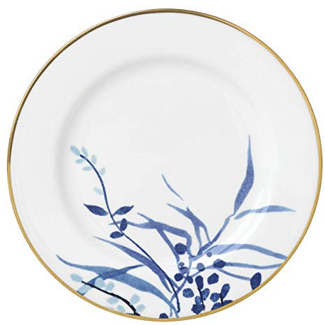 Kate Spade 871055 björkväg indigo brödtallrik, 0,2 kg, vit