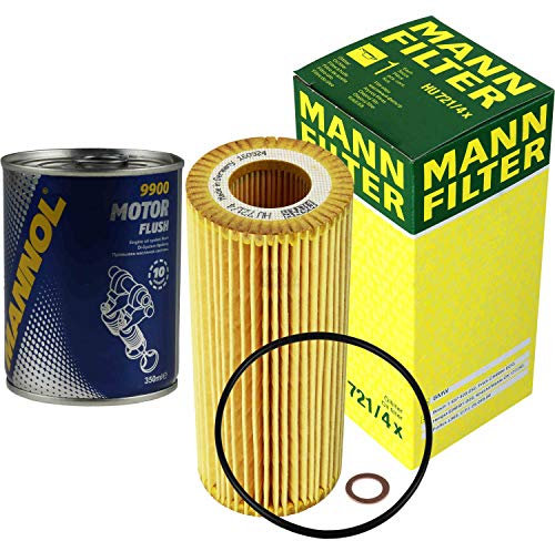MANN Filtre à huile HU 721/4 x + rinçage moteur SCT Flush